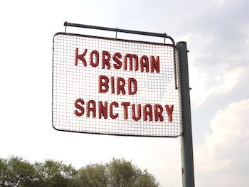 Korsman Bird Sanctuary sign