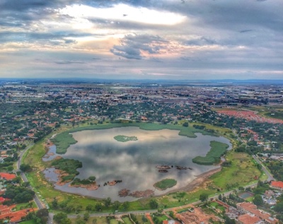 Aerial view of Conservancy by Francois Jones , Outlook Lodge